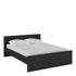 *Naia Euro King Bed (160 x 200) in Black Matt